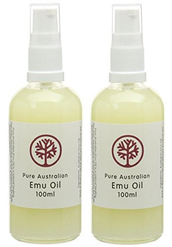 100ml Bottle of Pure FREE RANGE Australian EMU Oil - Pack of 2