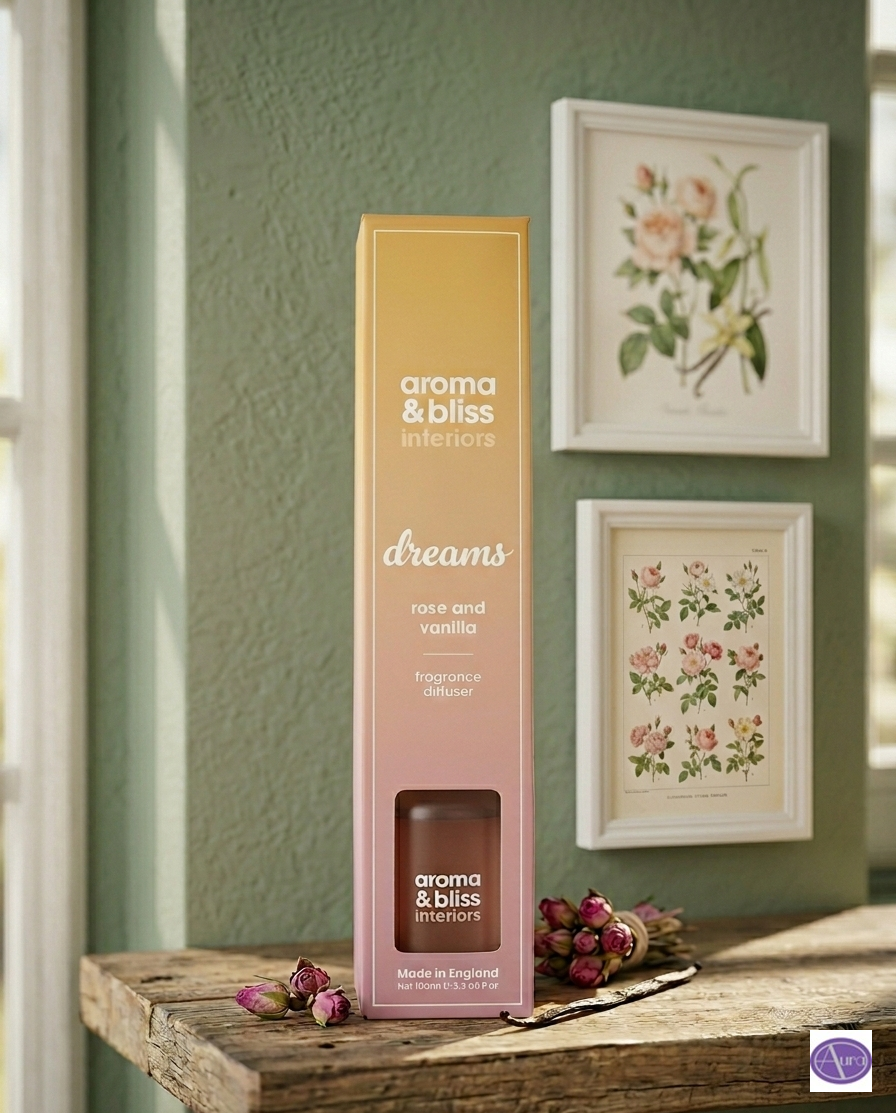 Dreams Rose & Vanilla Fragrance Diffuser 100ml