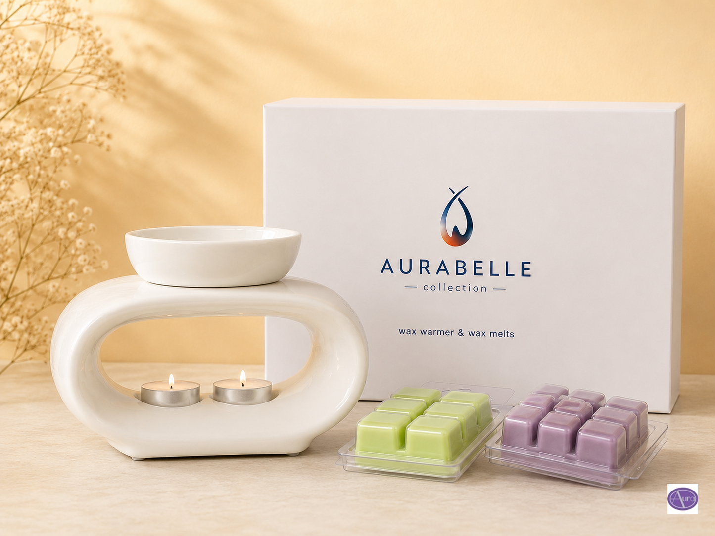 Aurabelle Wax Warmer & Wax Melts