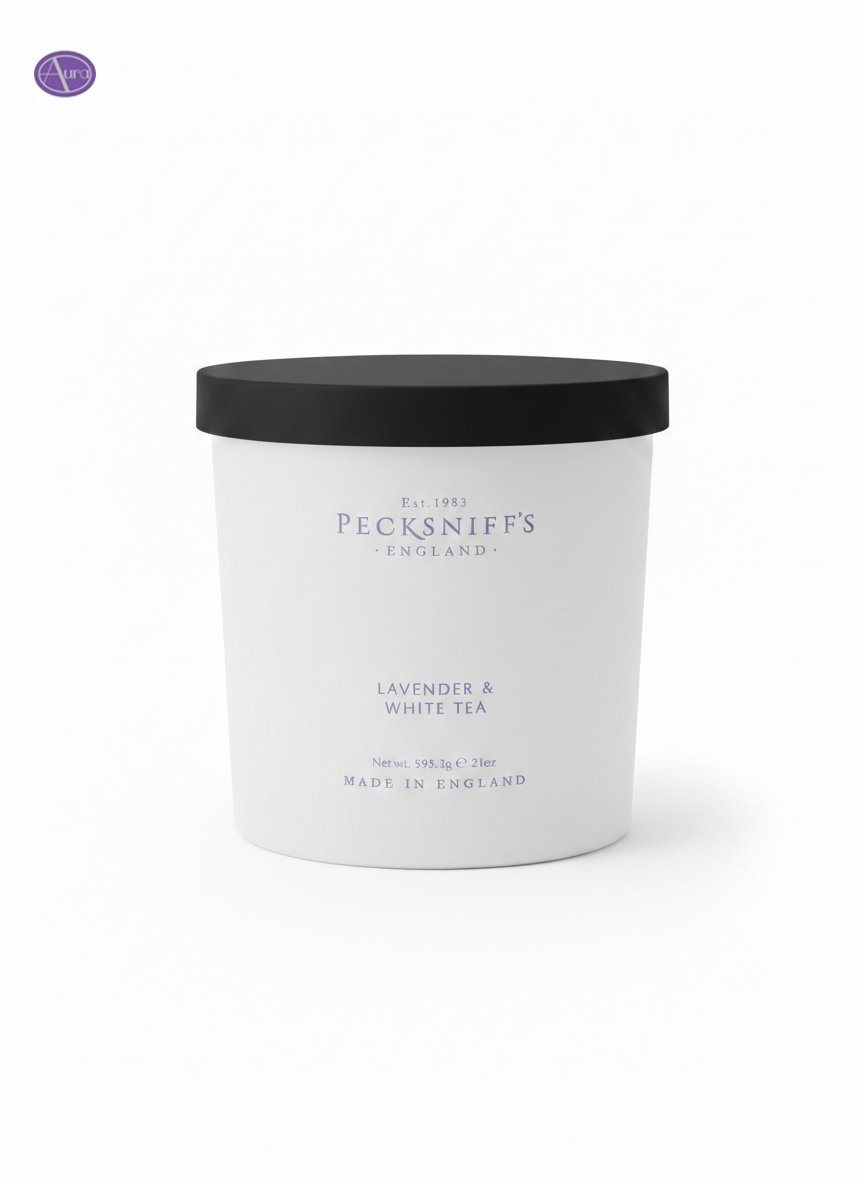 Lavender & White Tea Scented Candle 595g