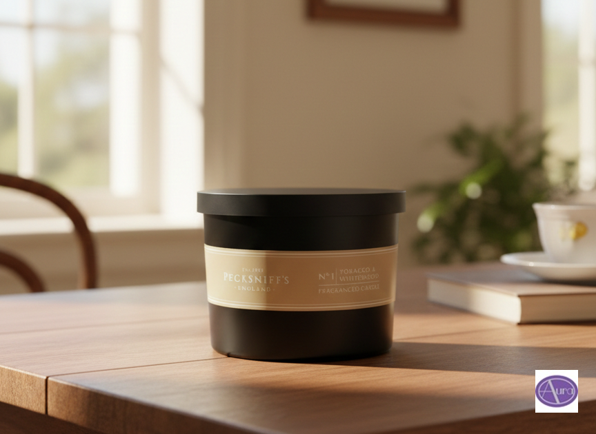 No 1 Tobacco & White Wood Scented Candle 283g