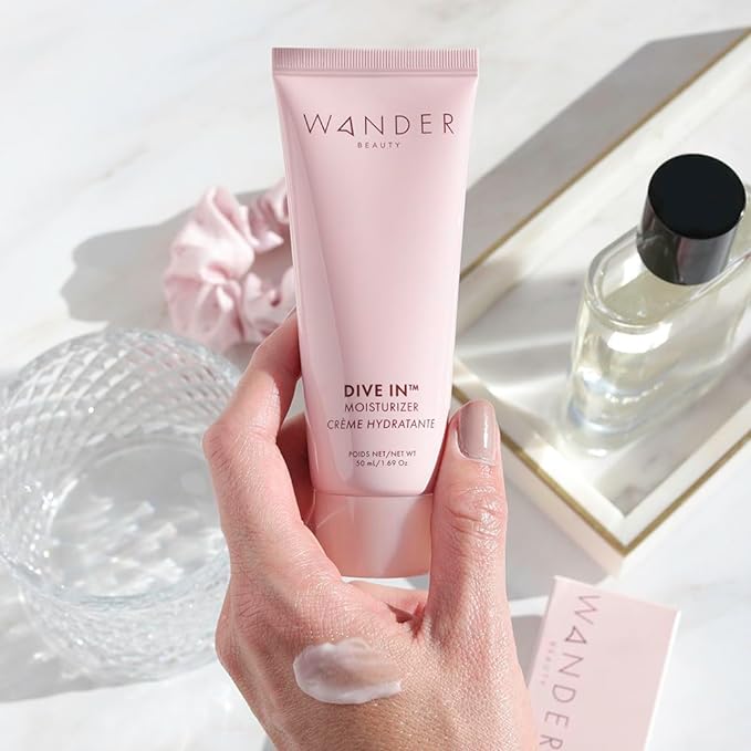 50ml Wander Beauty Dive In Moisturizer 72hr Hydration | 8-in-1 RRP £35