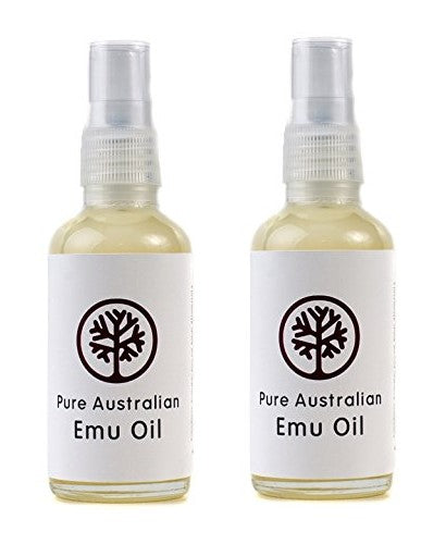 50ml Bottle of Pure FREE RANGE Australian EMU Oil - Pack of 2