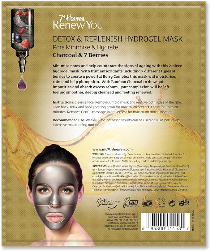 Detox & Replenish Hydrogel Mask