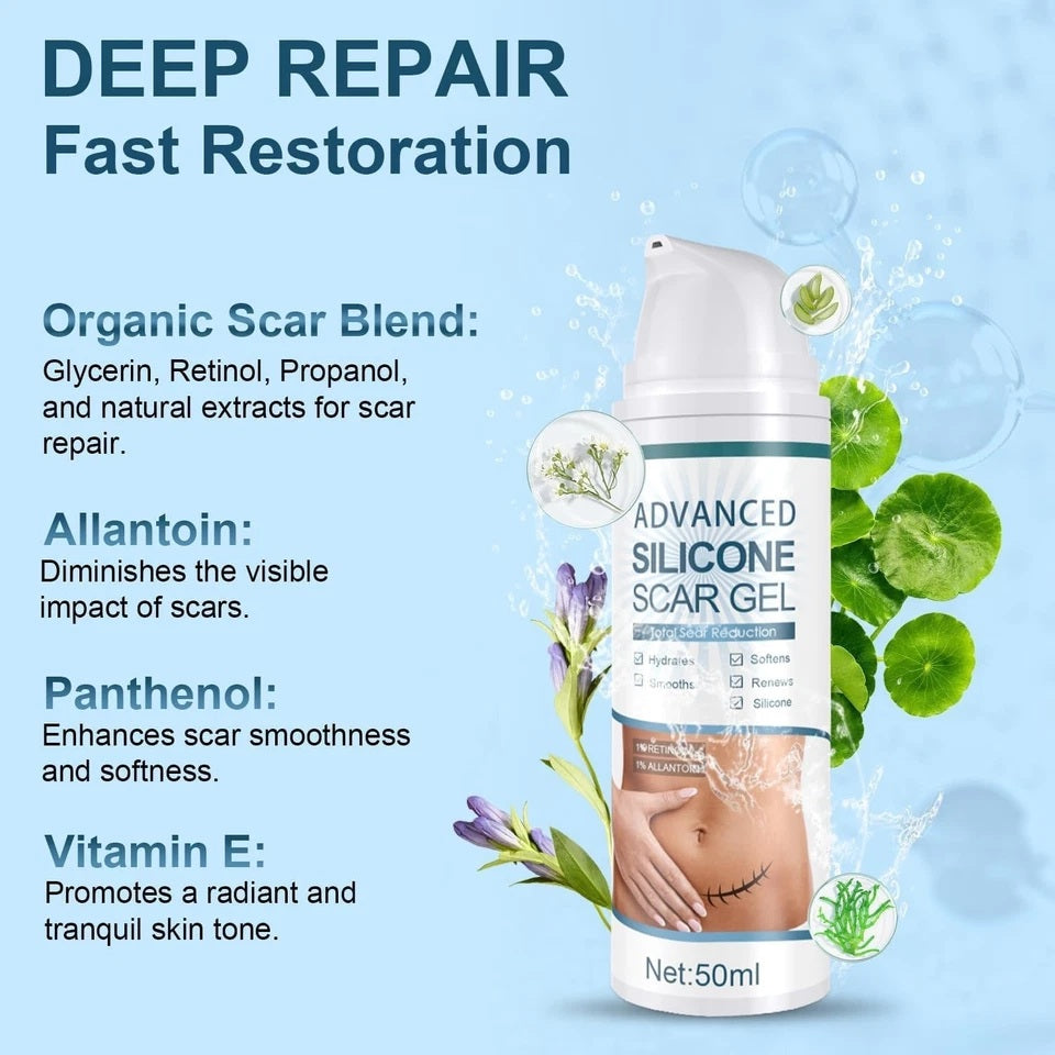 50ml Advanced Silicone Scar Gel - Pack of 2