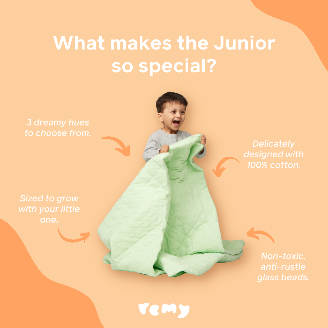 Remy Sleep 100% Cotton Weighted Blankets - The Junior 3kg or 5kg