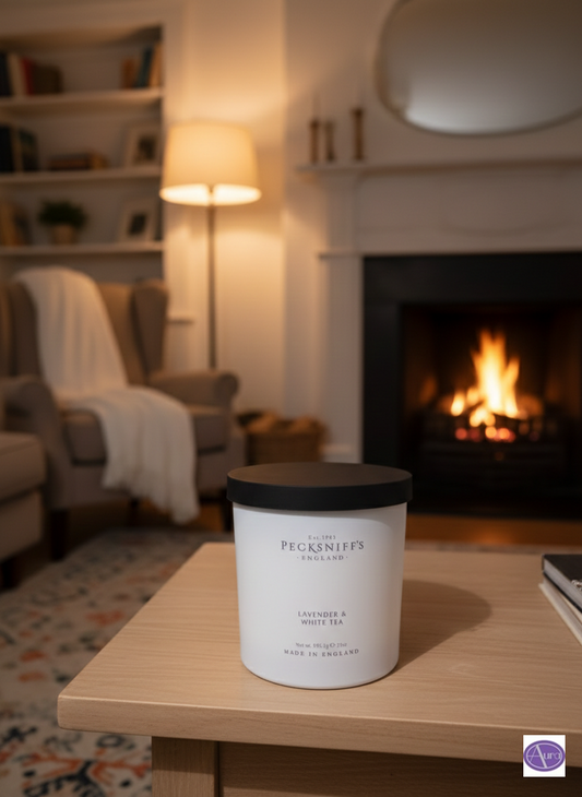 Lavender & White Tea Scented Candle 595g
